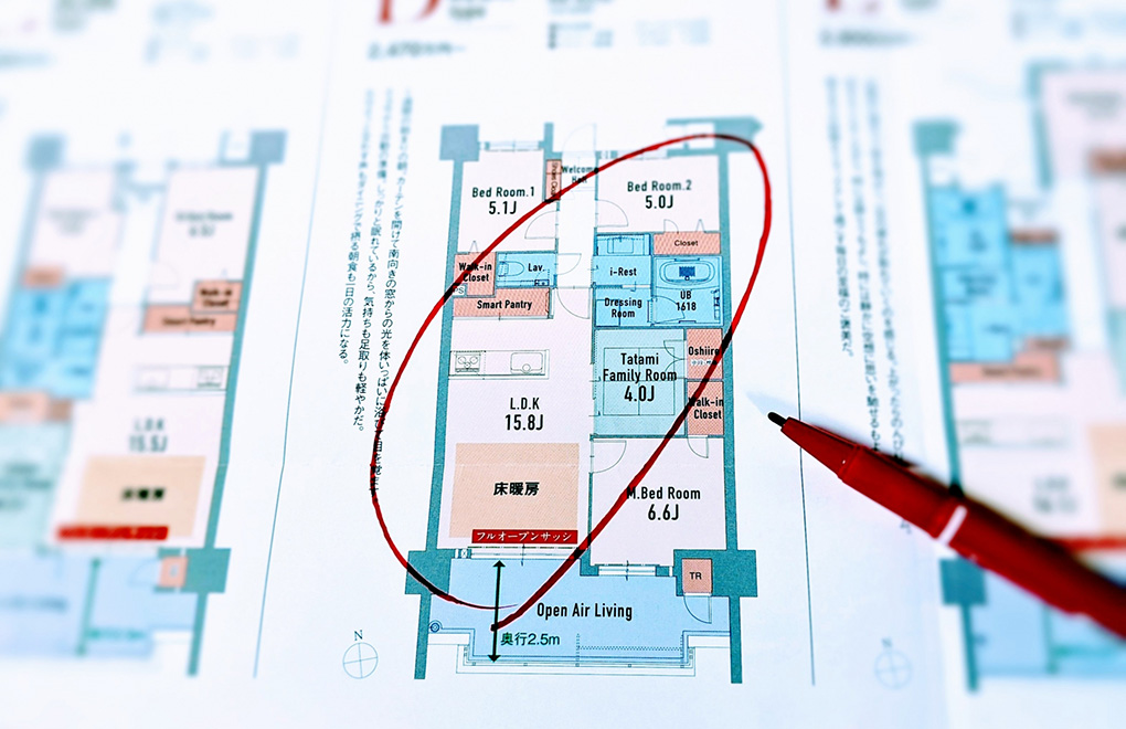 マンションで人気の間取りは2LDK・3LDK